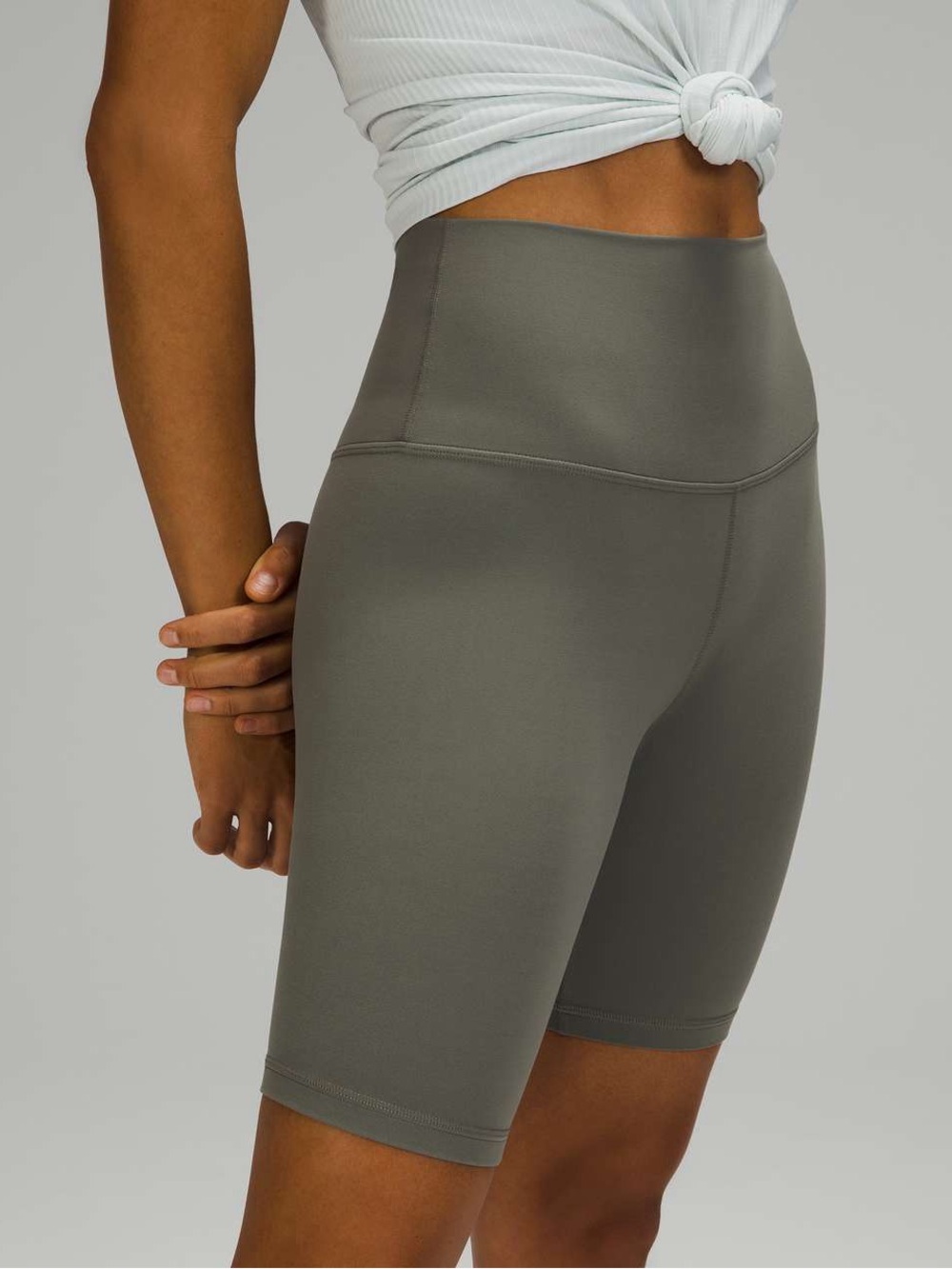 lululemon athletica Women's Olive Green Bike Shorts